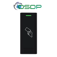 Lector de Tarjetas de Acceso ABS Impermeable al por Mayor, Doble Frecuencia RFID NFC 125kHz 13.56MHz, Protocolo ISO 14443A OSDP, Control de Acceso
