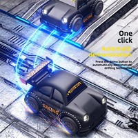 Mini Coche de Juguete a Control Remoto con Sensor, Luces e Inducción de Gestos por Radio, Coche RC con Música 360 °   Regalo de cumpleaños para niño Drift Stunt Boy