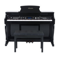 Piano Numérique Multifonctionnel Vertical B-82 et Piano Électrique Professionnel avec Clavier de Piano à 88 Touches Lestées à Marteau