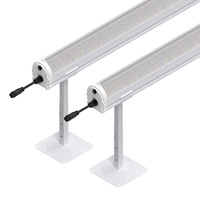 LUXINT Lampe de culture LED linéaire sous-canopée 6ft 150W à spectre complet dimmable Samsung LM301H avec LED Far Red pour la floraison des plantes