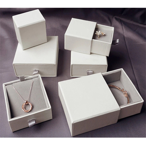 Hộp quà giấy cao cấp thân thiện với môi trường, in logo màu tùy chỉnh, thiết kế đơn giản, sang trọng, dùng để đựng trang sức, đồng hồ, kính, kiểu ngăn kéo - Product Image 5