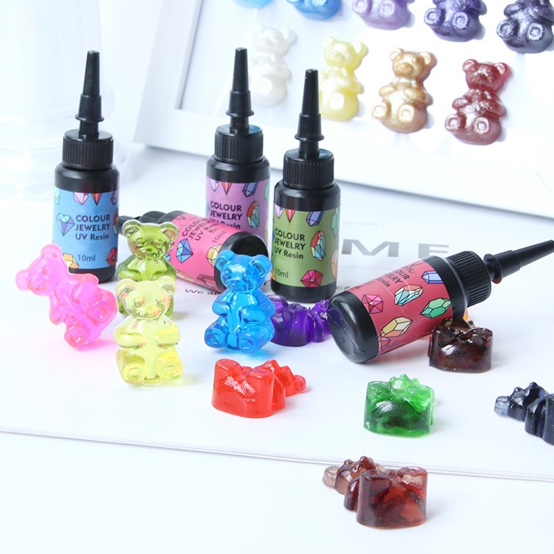TIMESRUI Transparent Color UV Resin Colorful