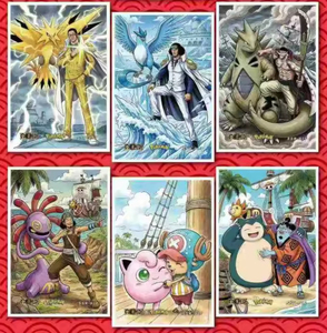 Colección de Tarjetas de Arte PGU Culture One Pieced & Pokemoned, Tarjetas Raras de Personajes de Anime, Juguetes de Papel de Colores para Niños - Product Image 2
