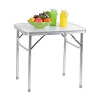 Table pliante portable, bureau d'extérieur en aluminium, léger pour le camping et les voyages