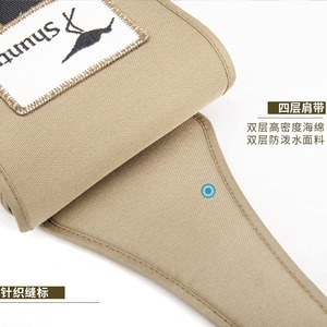 Sac à bandoulière Shuntu avec sangle réglable, sac de rangement portable pour la randonnée en plein air, la photographie, unisexe, résistant à l'eau et à l'usure - Product Image 2