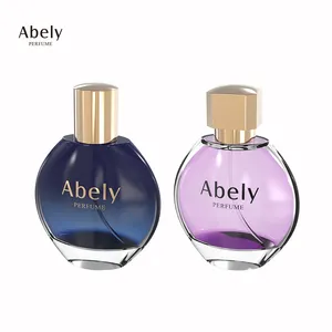 Abely高品质瓶装香水50毫升香水盒设计豪华香水方形工厂批量批发