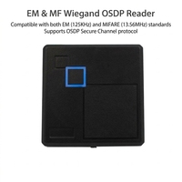 Lecteur de cartes RFID OSDP, crypté AES 128 bits, anti-duplication, lecteur WG OSDP RS485, système de contrôle d'accès