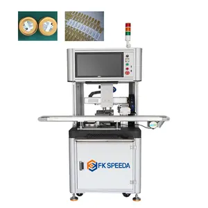 FK-SJ01CCD Auto Positioning Visual Sticking Machine For High-end Toys Flat Surface Labeling Machine