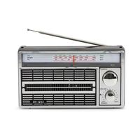 Anpassbares Tragbares AM/FM/SW-Radio mit LED-Lautsprecher, Handkurbel, Solarbetrieb, USB-Lampe, Kopfhöreranschluss, Bestes OEM-Modell