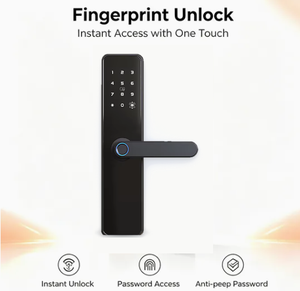 Cerradura Inteligente para Puerta con Huella Dactilar, Manija Digital con Contraseña, Entrada sin Llave Electrónica para el Hogar - Product Image 1