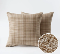 Coussin décoratif pour la maison, broderie solide, moderne, uni, écologique, lavable, 45*45 cm, design personnalisé, tissé, tendance