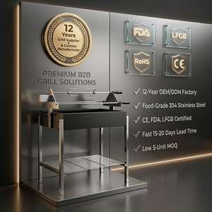 <span class=keywords><strong>Barbecue</strong></span> à charbon de bois automatique traditionnel Foukou en acier inoxydable pour traiteur, idéal pour l'extérieur - Vente en gros - Product Image 4