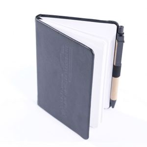 Cuaderno de Cuero PU Promocional, Tapa Dura, Logotipo Personalizado al por Mayor, Tamaño A5, Libreta para Negocios, Oficina, Material Escolar - Product Image 4