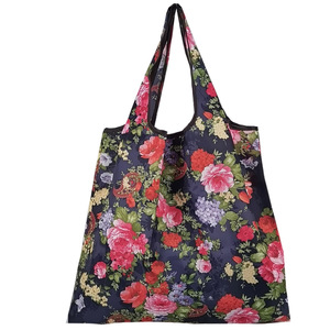 Medium Printed Shopping Bag <b>Foldable</b> Lightweight Portable Eco Friendly Supermarket Storage Bag Horizontal Style - Product Image 5