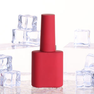 Flacons carrés en verre de 8-15 ml, rouges, pour cosmétiques, avec pulvérisateur, pour <span class=keywords><strong>gel</strong></span> UV, vernis à ongles, huile, colle – Contenants vides uniques - Product Image 1