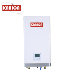 Pompe à chaleur monoventilateur noire, idéale pour les espaces de vie, pour un approvisionnement constant en eau chaude vers les canalisations de plancher chauffant, assurant un chauffage uniforme de toute la maison. - Product Image 5