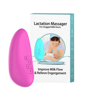 5 Modes de Vibration Réchauffement <span class=keywords><strong>Et</strong></span> Vibration Masseur De <span class=keywords><strong>Sein</strong></span> Électrique Silicone Portable Masseur De Lactation Pour L'allaitement - Product Image 6