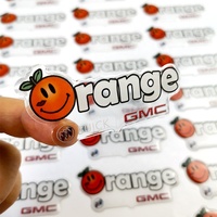 Offre Spéciale personnalisé entreprise Logo résine autocollant étanche impression cristal clair dôme 3D époxy autocollants avec adhésif fort
