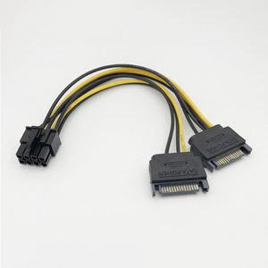 <span class=keywords><strong>สาย</strong></span>เคเบิลอะแดปเตอร์สำหรับ<span class=keywords><strong>การ์ด</strong></span>กราฟิก15pin กับ8pin ขนาด20ซม. <span class=keywords><strong>สาย</strong></span>ไฟพาวเวอร์ซัพพลาย PCIE SATA 8P ไปยัง SATA ขายส่งจากโรงงาน - Product Image 3