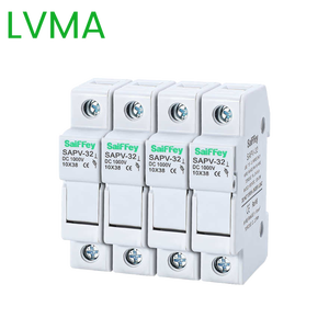 Base de <span class=keywords><strong>fusible</strong></span> LVMA 10*38 DC1000V DC1500V, <span class=keywords><strong>fusible</strong></span> céramique cylindrique 1038, <span class=keywords><strong>32A</strong></span>, norme IEC pour application solaire, <span class=keywords><strong>fusible</strong></span> PV - Product Image 2