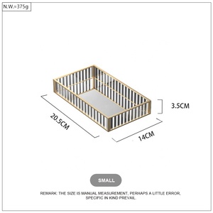 Organisateur <span class=keywords><strong>de</strong></span> miroir en <span class=keywords><strong>verre</strong></span> <span class=keywords><strong>de</strong></span> couleur or, <span class=keywords><strong>plateau</strong></span> métallique <span class=keywords><strong>de</strong></span> service <span class=keywords><strong>de</strong></span> vanité <span class=keywords><strong>pour</strong></span> organisateur <span class=keywords><strong>de</strong></span> parfum présentoir <span class=keywords><strong>de</strong></span> commode <span class=keywords><strong>de</strong></span> bijoux - Product Image 6