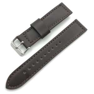 Enuine-<span class=keywords><strong>Correa</strong></span> de cuero para reloj inteligente, <span class=keywords><strong>Correa</strong></span> suave de un <span class=keywords><strong>solo</strong></span> bucle de 18mm 20mm 22mm 24mm - Product Image 6