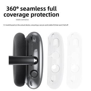 Funda Protectora Transparente <span class=keywords><strong>de</strong></span> TPU Suave para Auriculares <span class=keywords><strong>AirPods</strong></span> Max / Funda para Almohadillas / Funda para <span class=keywords><strong>Diadema</strong></span> para <span class=keywords><strong>AirPods</strong></span> Max / Max2 - Product Image 3