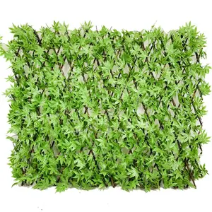 Expandable Faux Ivy 7X7CM Mesh Expandable Privacy Fence Leaf Fence Roll For Sale