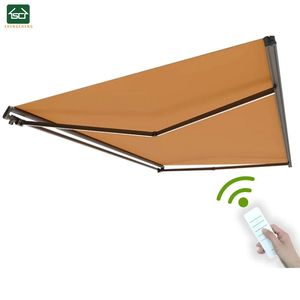 Anti-UV extérieur Patio Dooya moteur motorisé rétractable <span class=keywords><strong>caravane</strong></span> auvent tente bras pliant auvent avec lumière LED télécommande - Product Image 1
