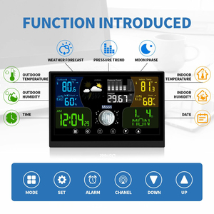 Termohigrómetro doméstico al mejor precio, estación meteorológica doméstica, RCC, pronosticador meteorológico, Sensor de temperatura, Estación Meteorológica Inalámbrica - Product Image 2