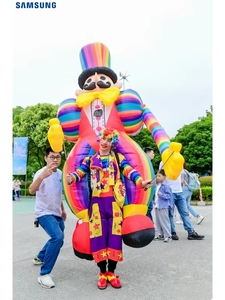 Bán buôn tùy chỉnh PVC Inflatable chú hề cơ thể phù hợp với giảm giá cung cấp Inflatable chú hề quảng cáo inflatables - Product Image 3