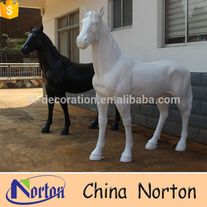 Tây vàng vườn cuộc sống Kích thước nhựa sợi thủy tinh ngựa tượng động vật điêu khắc để bán NTRS-CS876A - Product Image 6