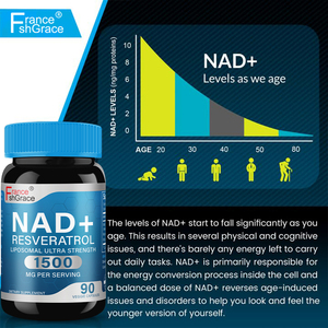 Suplemento de NAD de Alta Calidad 1500mg, Alta Potencia, Máxima Absorción, Suplemento de NAD Puro, Energía, Reparación del ADN y Apoyo a la Función Cerebral - Product Image 5