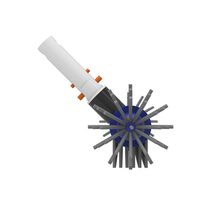 Brosse de <span class=keywords><strong>piscine</strong></span> en plastique à 360 degrés pour nettoyer les murs, les escaliers et les coins des piscines hors sol, sans danger pour les revêtements en vinyle - Product Image 4