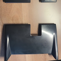 Accessoires extérieurs de voiture : Cache de logo avant, panneau de garniture de calandre, paire gauche et droite, noir brillant pour BYD Shark, pièces de rechange