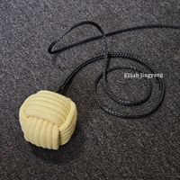 Accessoires de jonglage et de danse du feu, 10 cm, 6*6, Tête de mèche de poing de singe extra large, Lance de feu à corde