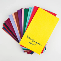 Serviettes de table Airlaid 1 pli couleur personnalisée, style pli Culture avec couteau et fourchette, 12''x17''