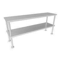 Table de préparation alimentaire en acier inoxydable de qualité supérieure, certifiée NSF, capacité de charge de 500 kg/m, roulettes pour cuisines commerciales