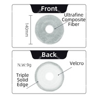 Chiffon de serpillière lavable et réutilisable compatible avec les aspirateurs robots Dreame L30 Ultra / X30 Pro / Ultra, pièces de rechange pour serpillière