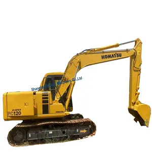 Sıcak satış dayanıklı mükemmel kalite neredeyse yeni kazma makinesi Komatsu PC120-6EO kullanılmış ekskavatör