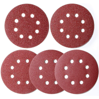 5" Aluminum Oxide Sander Sandpaper with Hook Loop Backing Grit 60-800 Sanding Disc 125mm