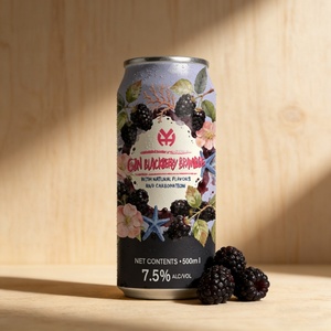 Gin con Sabor Personalizado a <span class=keywords><strong>Mora</strong></span> y Frambuesa, 500 ml, Latas <span class=keywords><strong>de</strong></span> Aluminio con Logotipo Impreso, Cóctel Enlatado Carbonatado Listo para Beber - Product Image 5