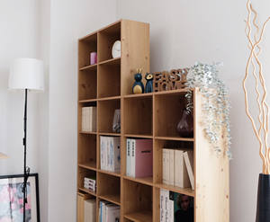 Librería abierta de núcleo sólido de 8 rejillas, tablero E1-Solución de almacenamiento duradera y versátil para el hogar/oficina, directo de fábrica - Product Image 4