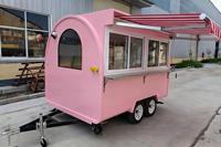 Gerobak Jajanan Keliling, Truk Makanan Cepat Saji, Trailer Makanan Jalanan, Jajanan, Hotdog, Burger, Van Kopi, Es Krim, Keripik, Stainless Steel