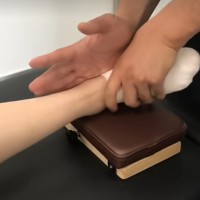Planche de chiropratique pliable légère en bois de chêne, outil portable d'ajustement de la colonne vertébrale pour clinique chiropratique