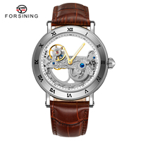 Relojes Automáticos de Hombre Forsining 2024, Diseño Esqueleto, Doble Cara Transparente, Gran Venta de Fábrica