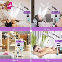 Sunkin 2-en-1 Brumisateur Facial Chaud/Froid à Jet Ultra-Fin Double Hydratation Protection Contre les Brûlures à Sec Métal Beauté Personnelle