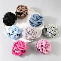 IFOND Pince à cheveux en forme de rose, grande, faite à la main, OEM personnalisée, multicolore, pour mariages, fêtes et usage quotidien, vente en gros
