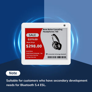 MinewTag Pantalla ESL de 5.8 Pulgadas Negra/Blanca/Roja con Chip Nórdico, BLE 5.4, Pantalla de Tinta Electrónica, Sistema de Hardware para Minoristas/Almacenes, Certificación CE/FCC/ROHS - Product Image 5