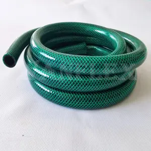 Plastic Discharge Flexible Conduit Tube PVC Garden Water Hose Pipe With Connector Reel